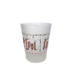 False Idol Frosted Christmas Glass